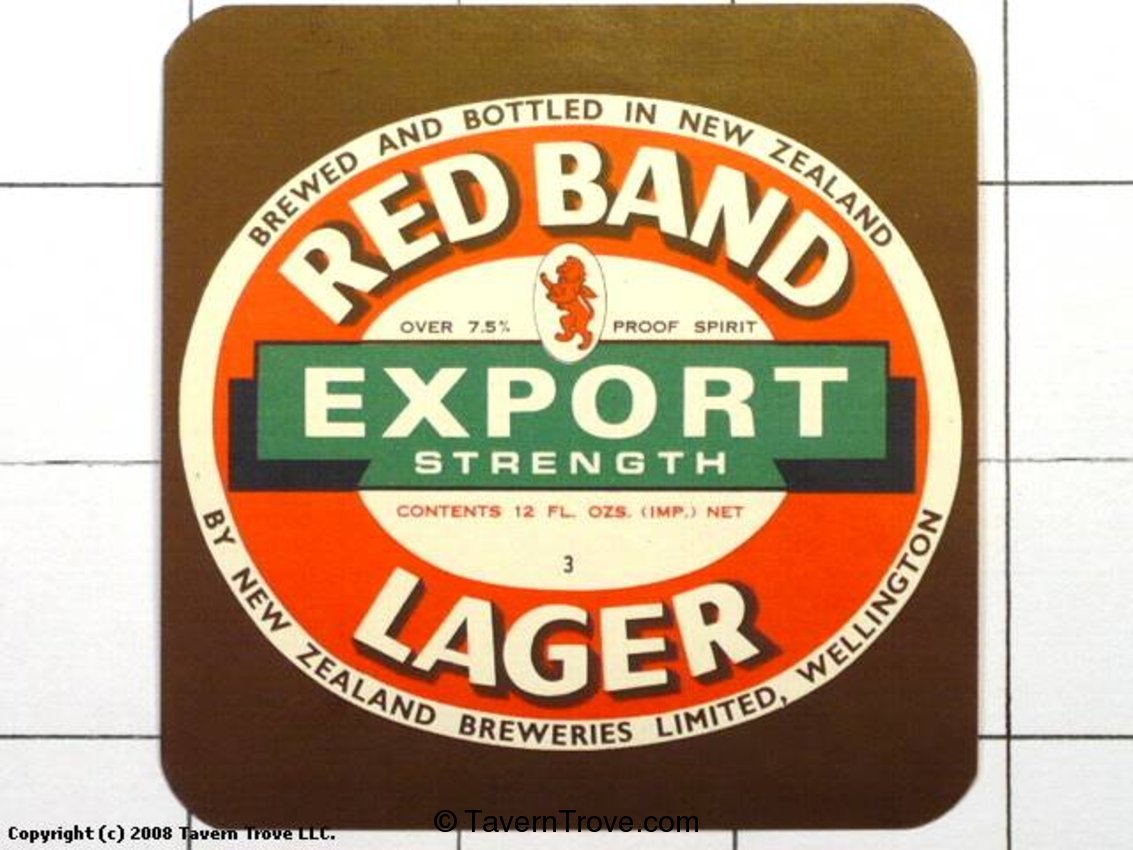 Red Band Export Strength Lager