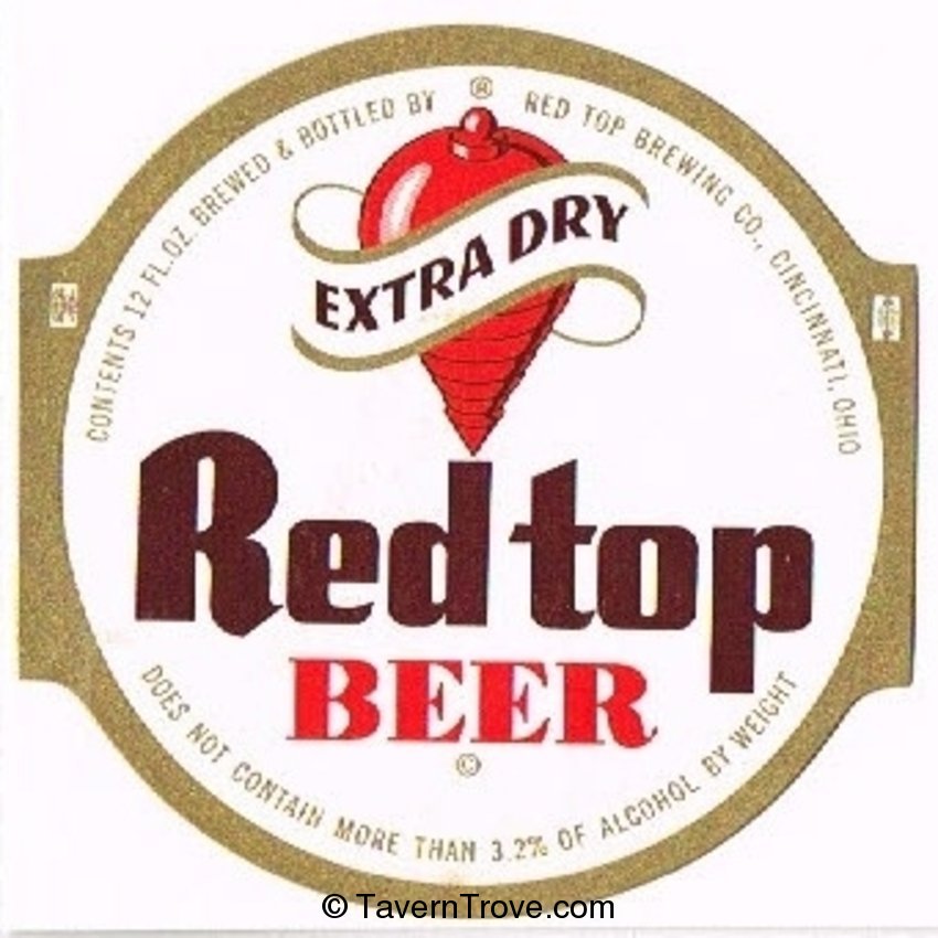 Item 65038 1952 Red Top Extra Dry Beer Label