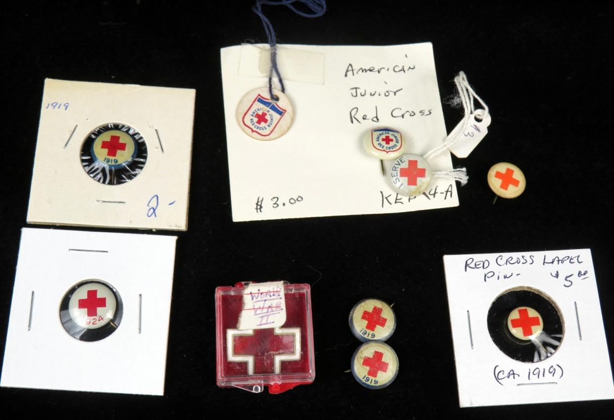 Red Cross Pinbacks Lot of TEN #2