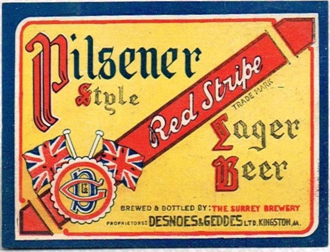 Red Stripe Pilsener Lager Beer