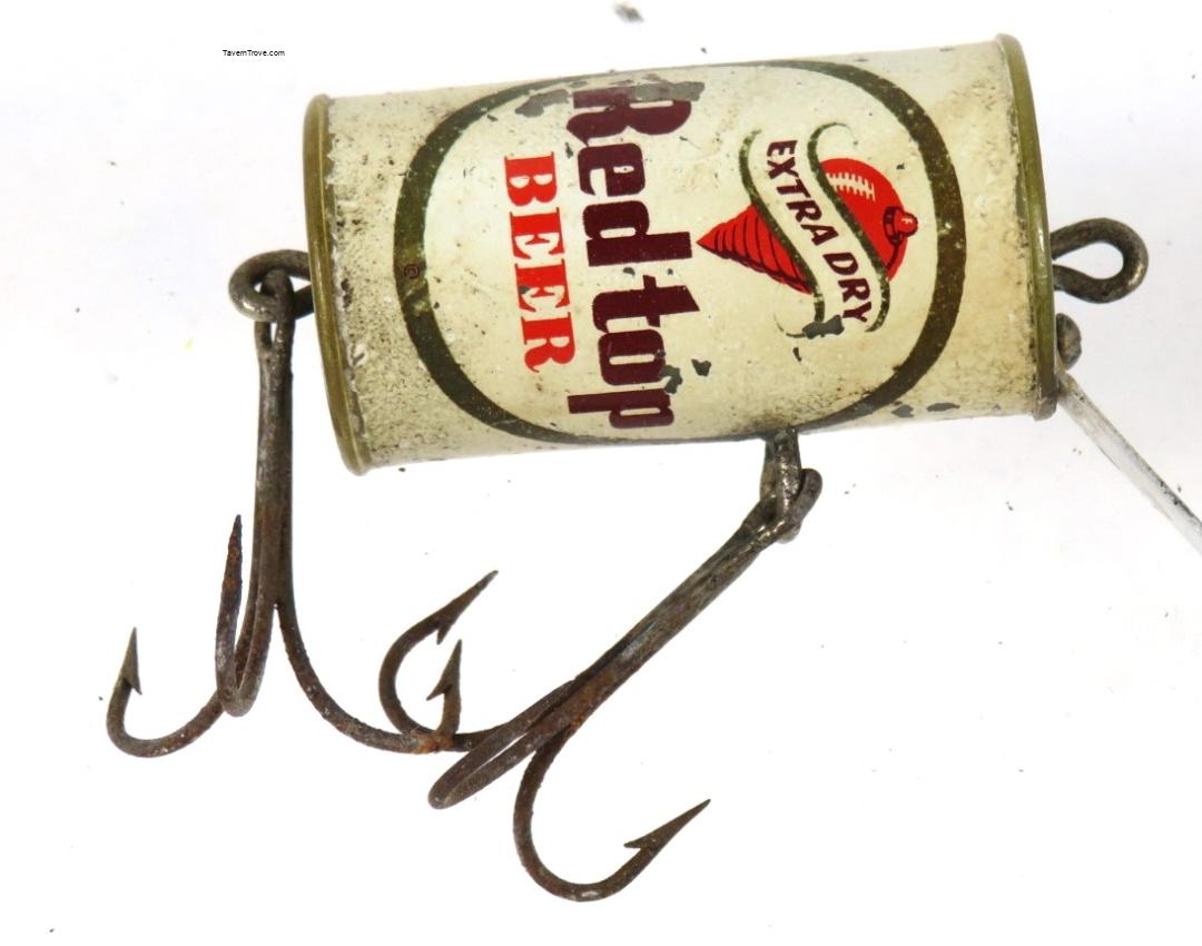 Red Top Beer Mini Can (cut for display)