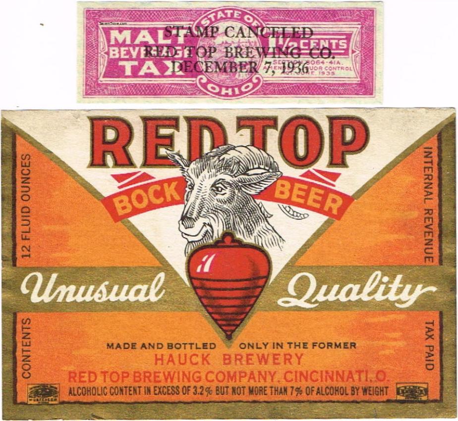 Red Top Bock Beer