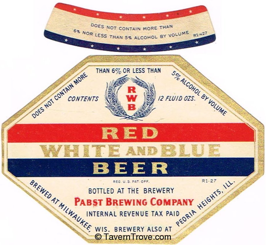Red White and Blue Beer