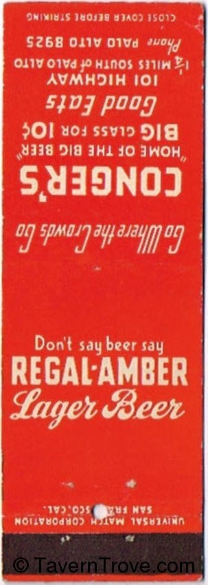 Regal Amber Lager Beer