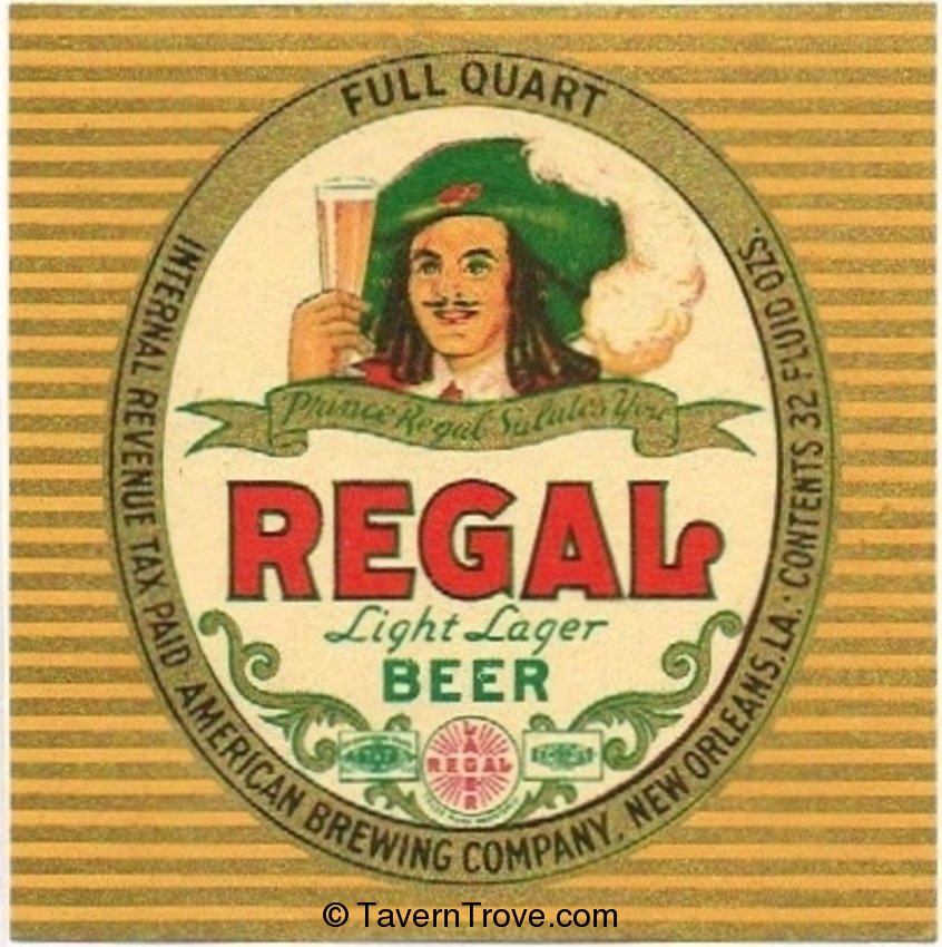 Regal Light Lager Beer