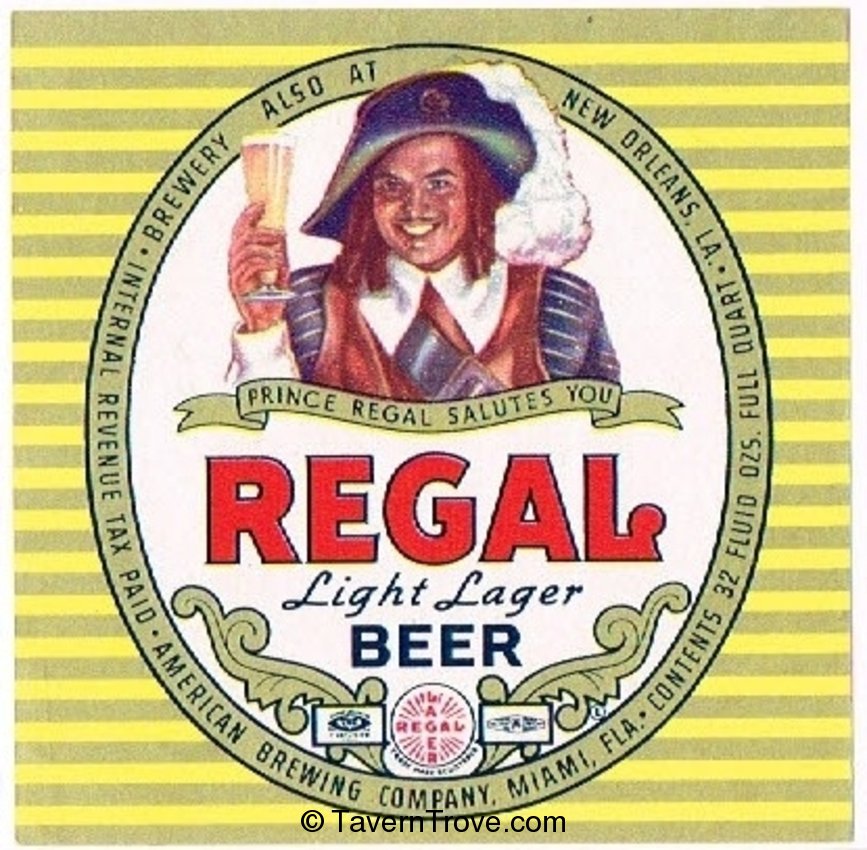 Regal Light Lager Beer