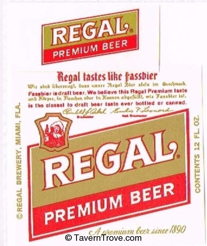 Regal Premium Beer