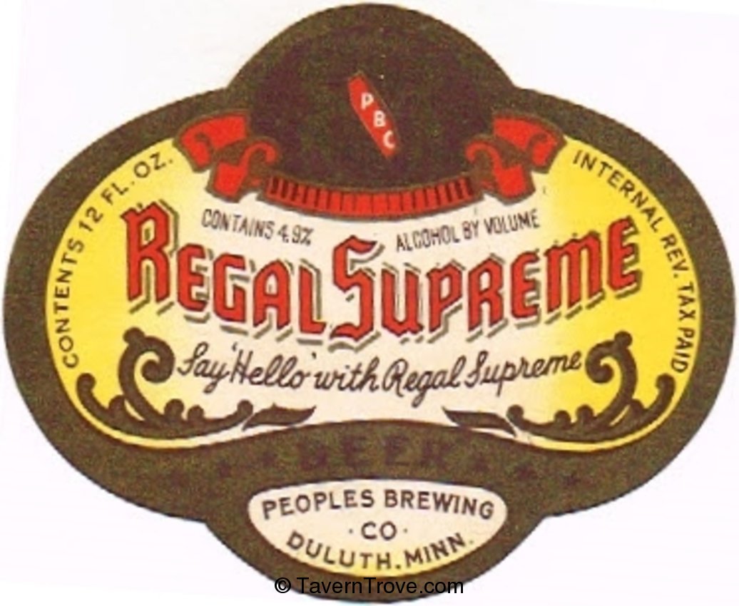 Regal Supreme Beer