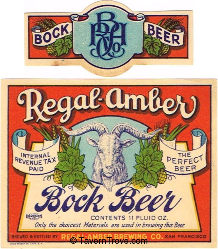 Regal Amber Bock Beer