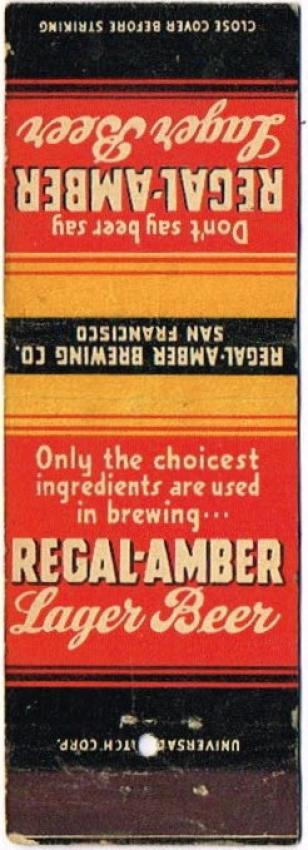 Regal Amber Lager Beer
