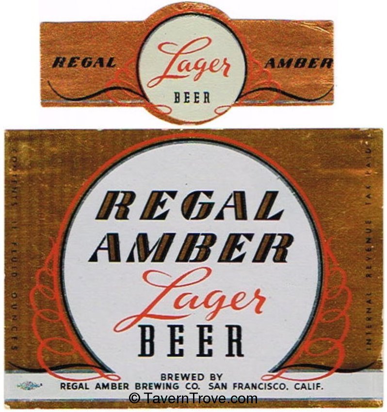 Regal Amber Lager Beer