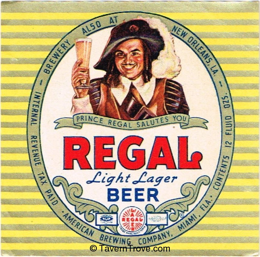 Regal Light Lager Beer