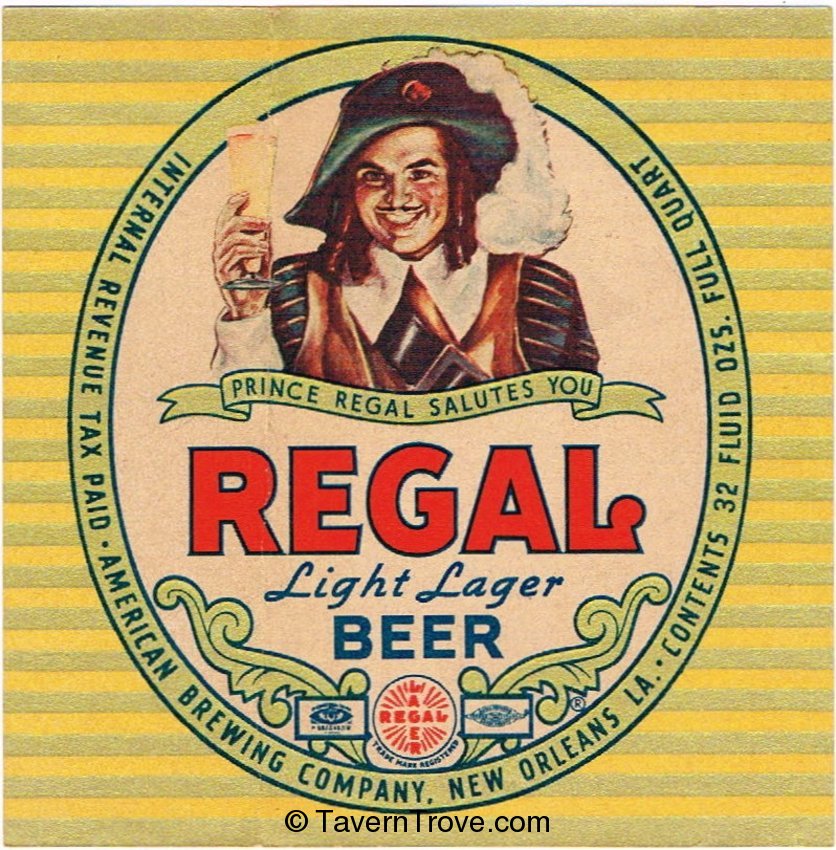 Regal Light Lager Beer