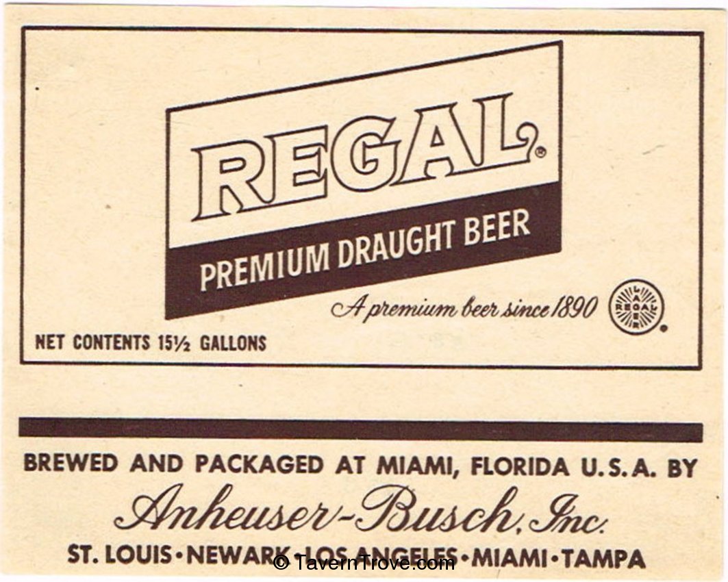 Regal Premium Draught Beer