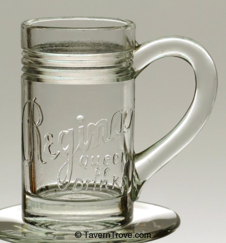 Regina Queen Of Drinks Embossed Glass Spokane, Washington