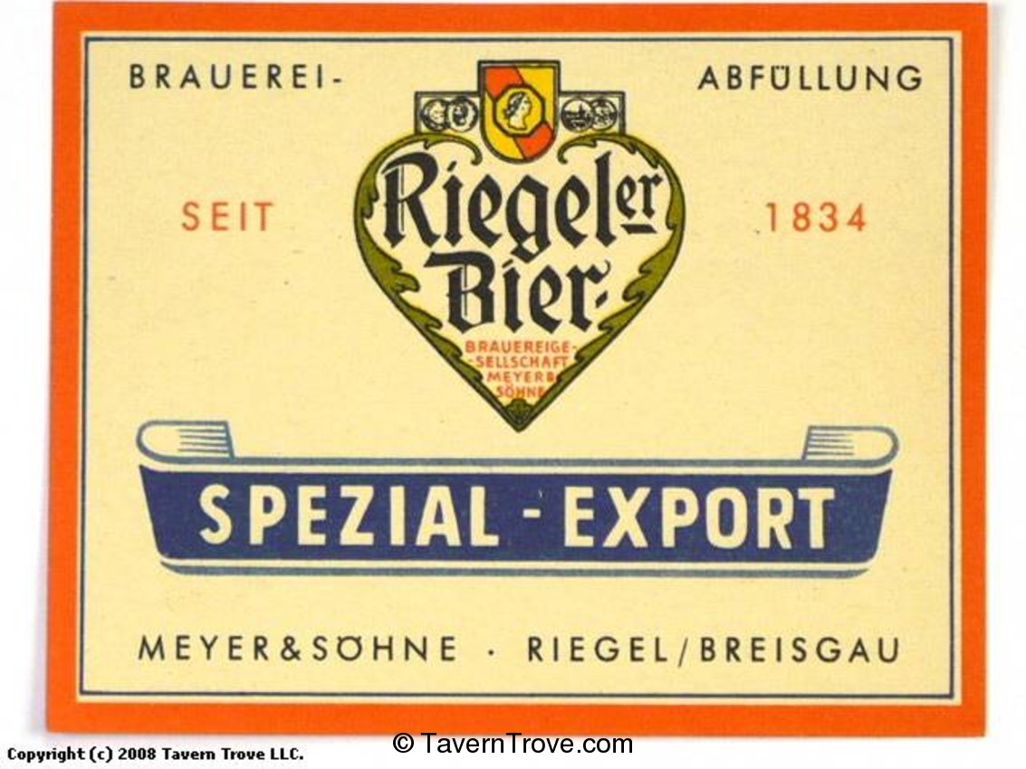 Reigeler Spezial Export Bier
