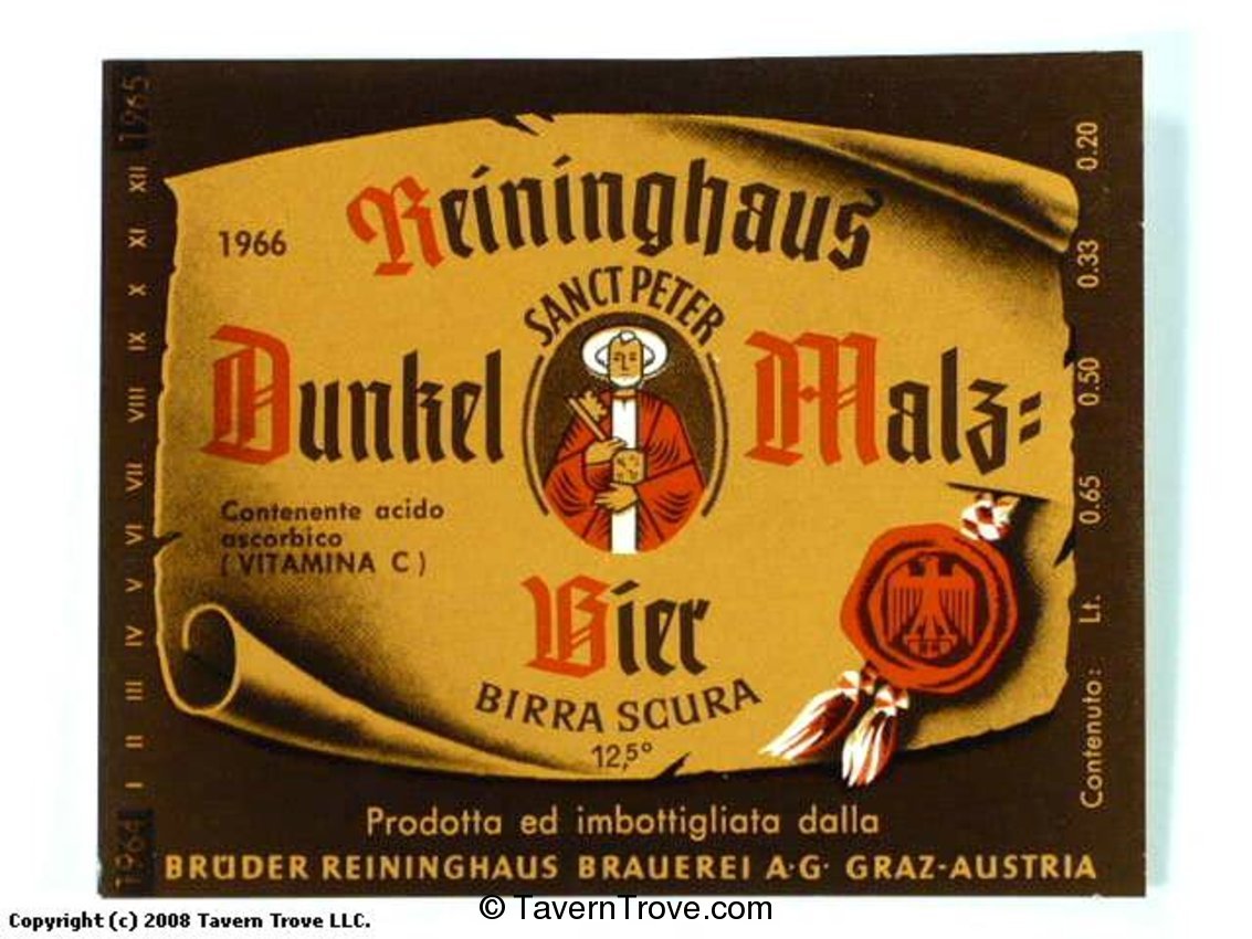 Reininghaus Dunkel Malz Bier