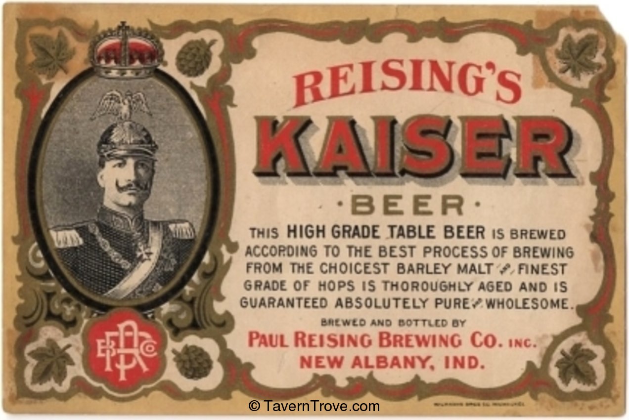 Reising's Kaiser Beer