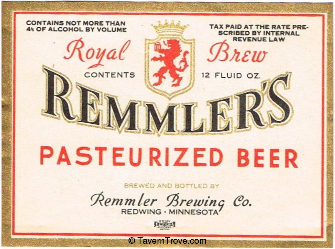 Remmler's Pasteurized Beer Dupe