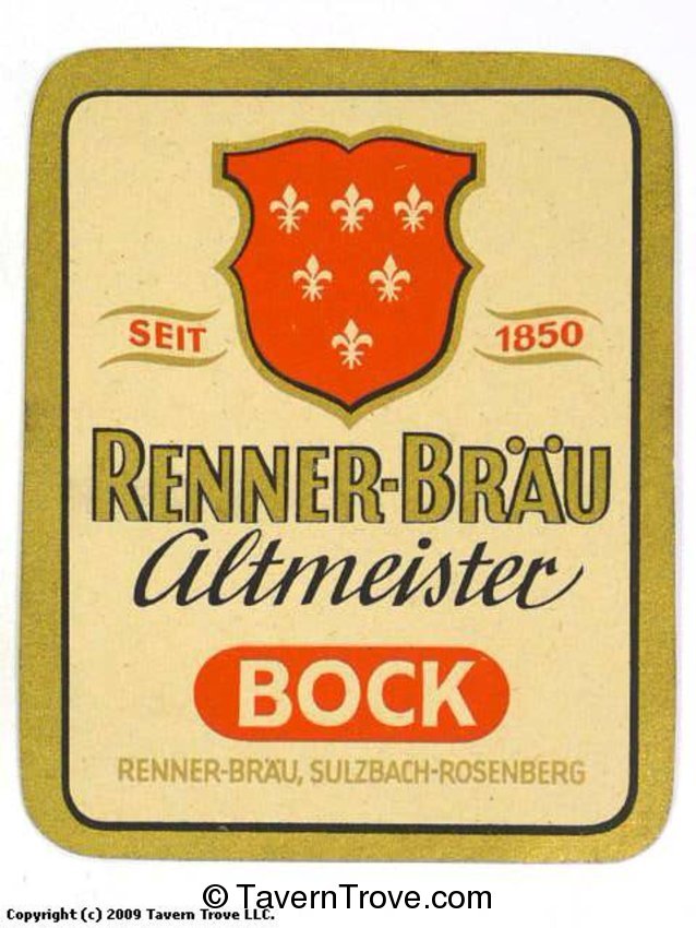 Renner-Bräu Altmeister  Bock