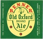 Renner Old Oxford Brand Ale