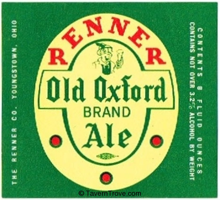 Renner Old Oxford Brand Ale