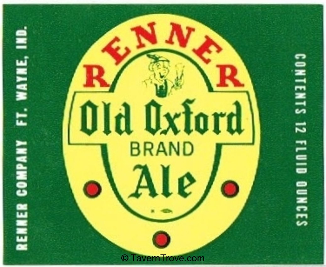 Renner Old Oxford Brand Ale