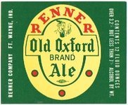 Renner Old Oxford Brand Ale