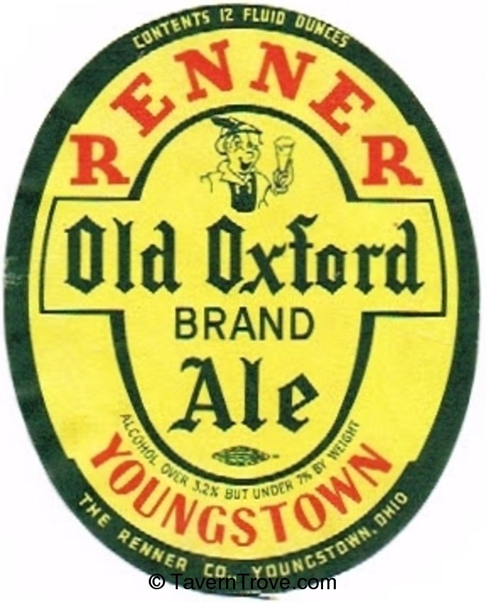 Renner Old Oxford Brand Ale