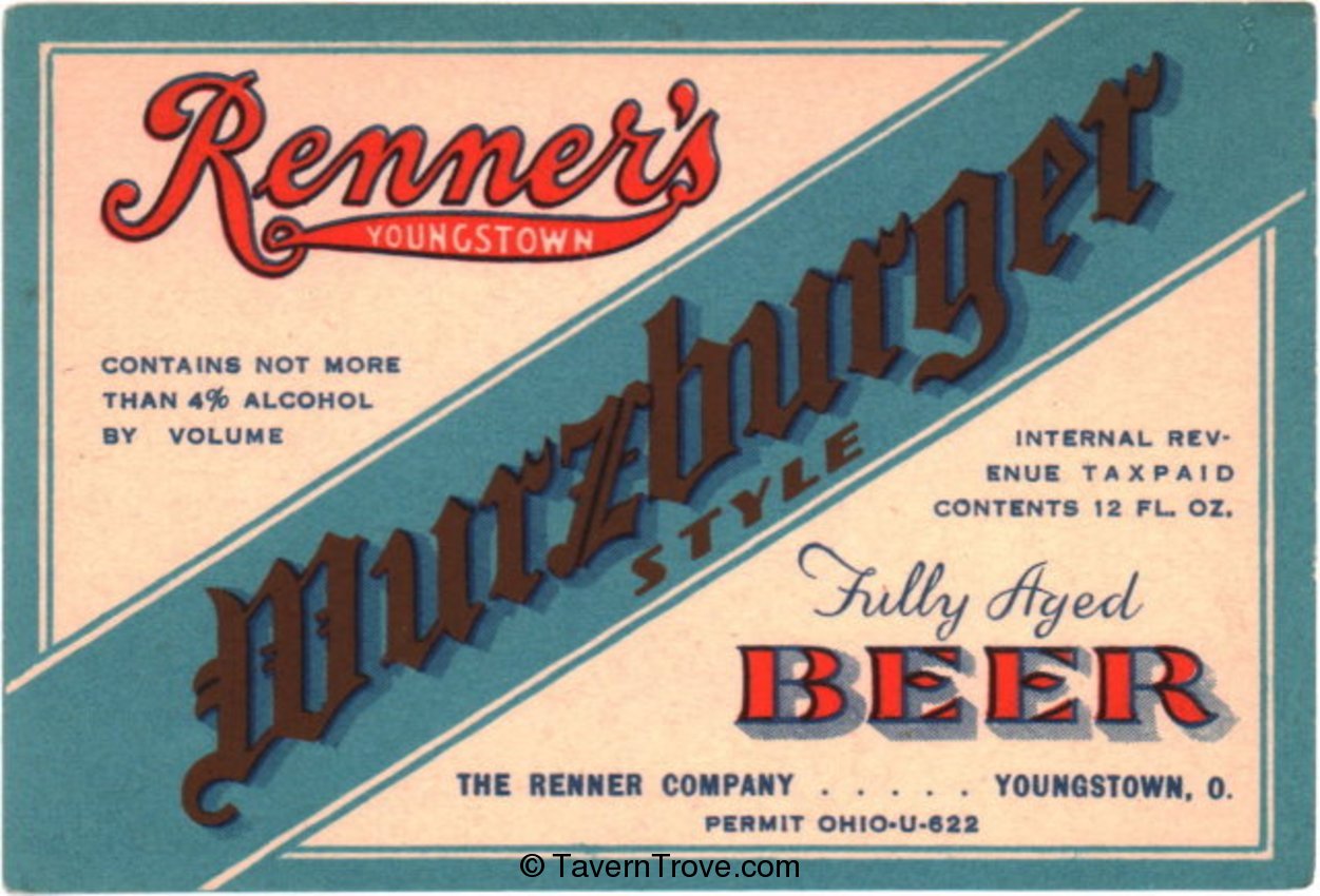 Renner's Wurzburger Beer