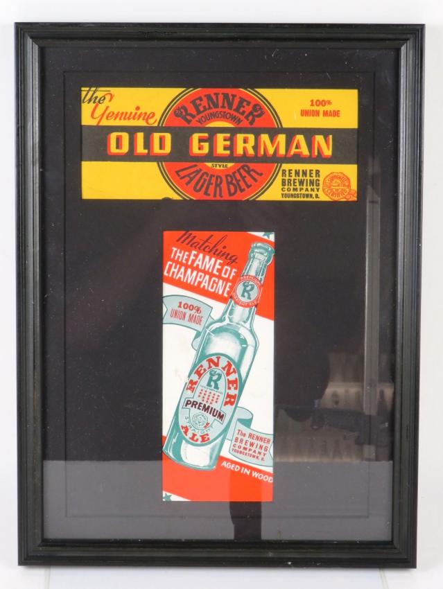 Renner Beer Blotters Lot of Two
