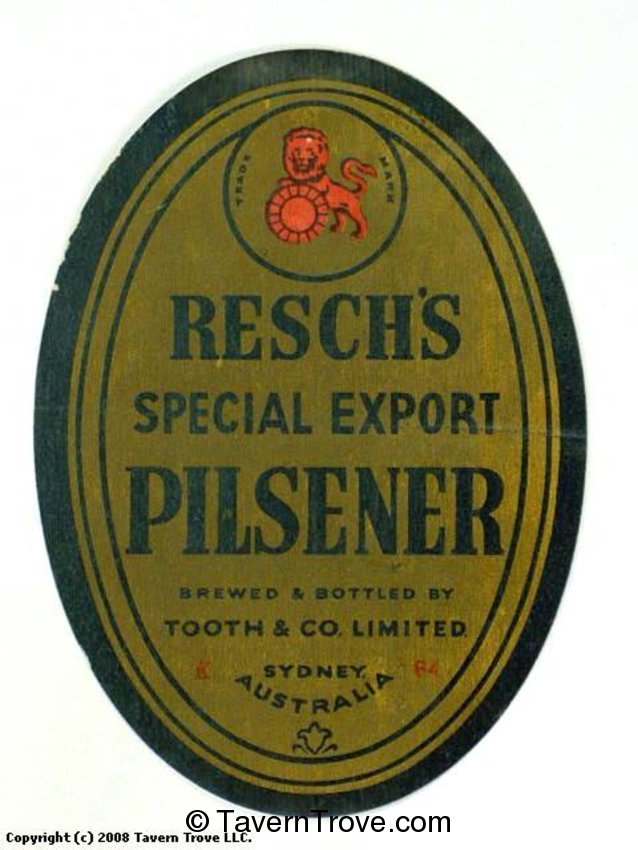 Resch's Special Export Pilsener