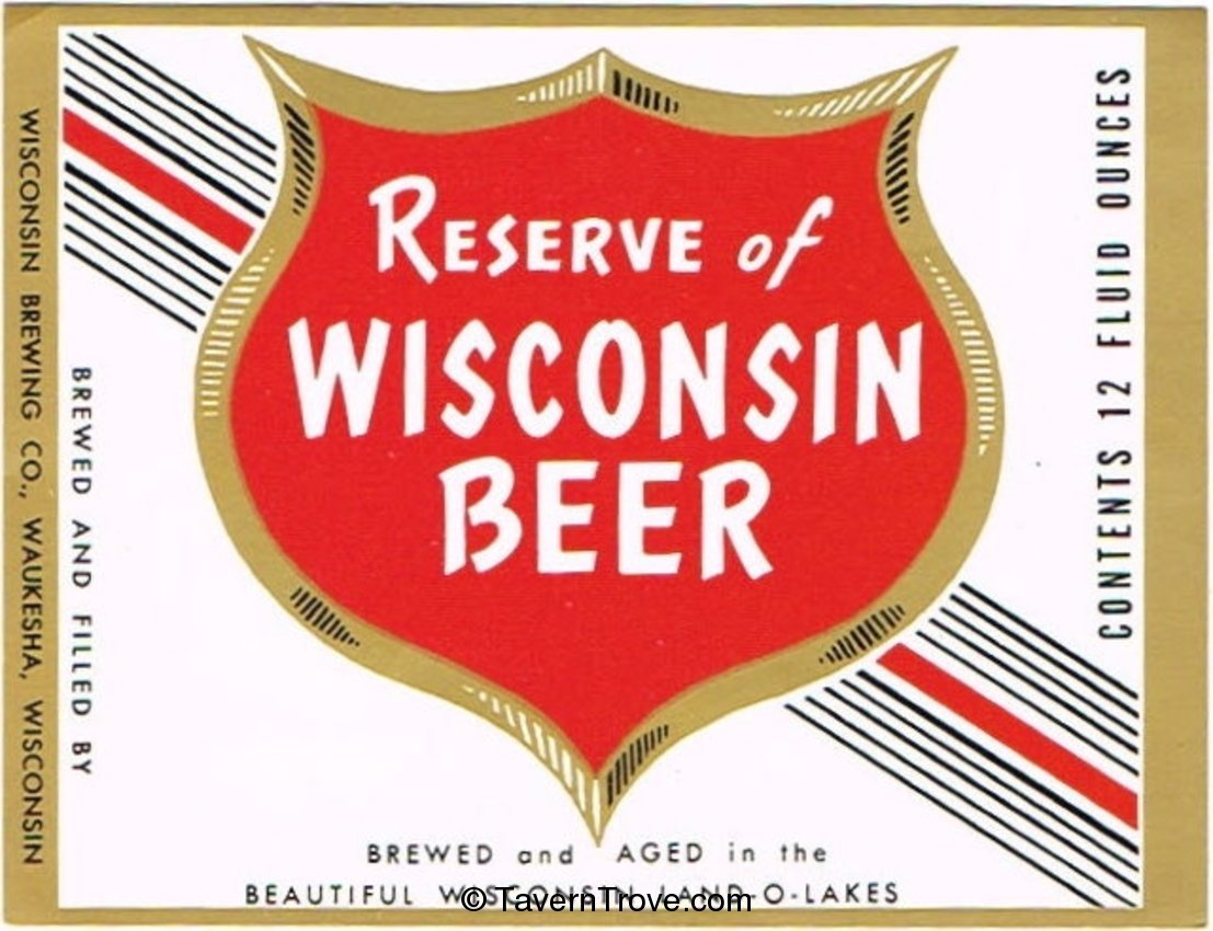 Reserve Of Wisconsin Beer