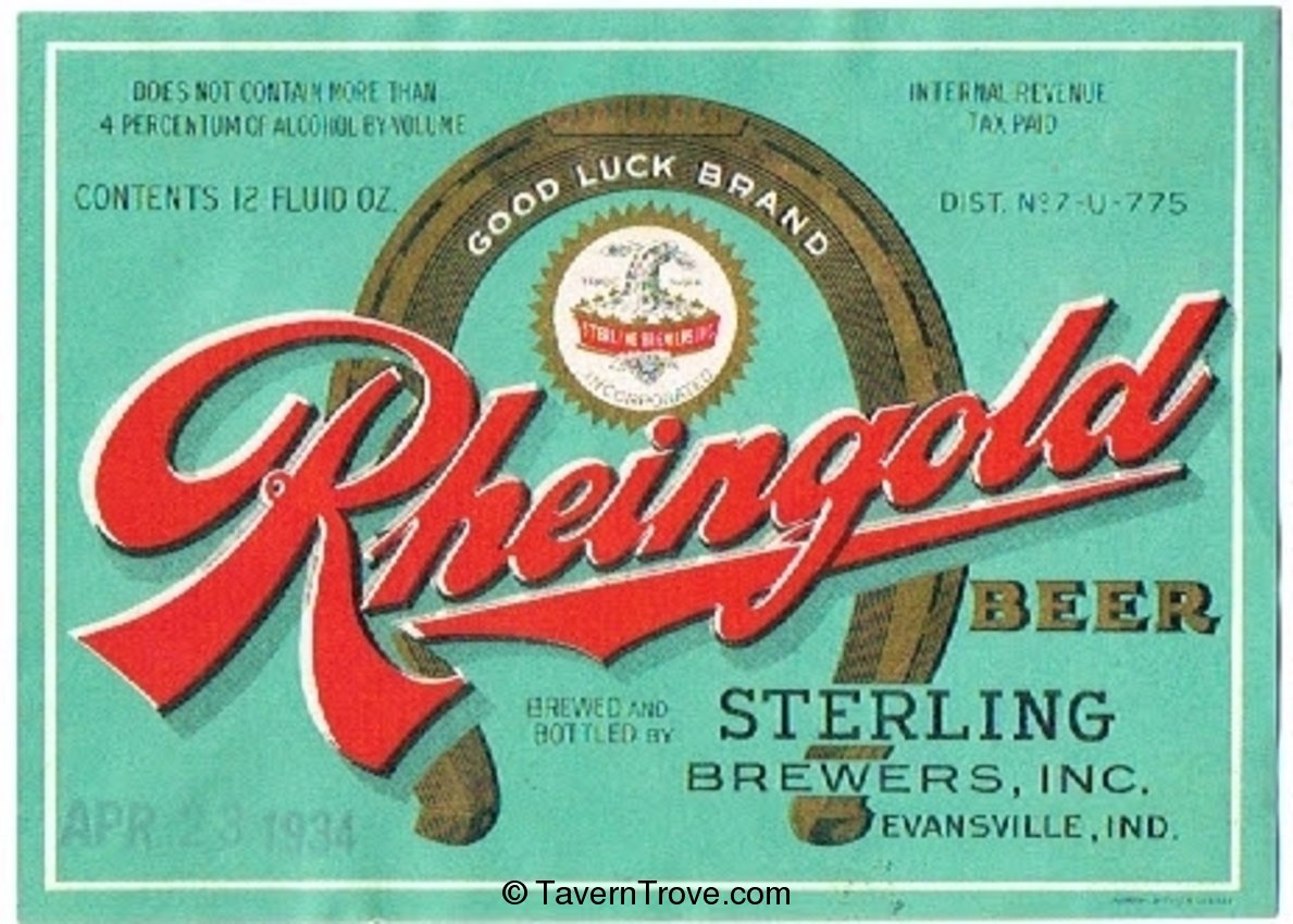 Rheingold Beer 