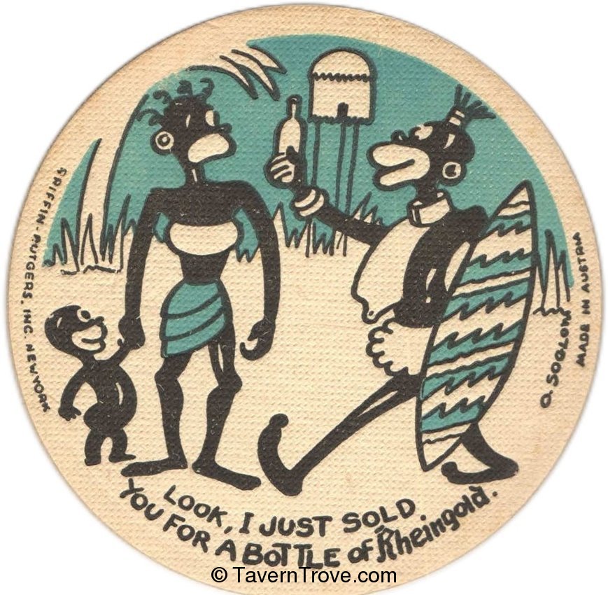 Item #58629 1934 Rheingold Beer Coaster NY-LIEB-15EE