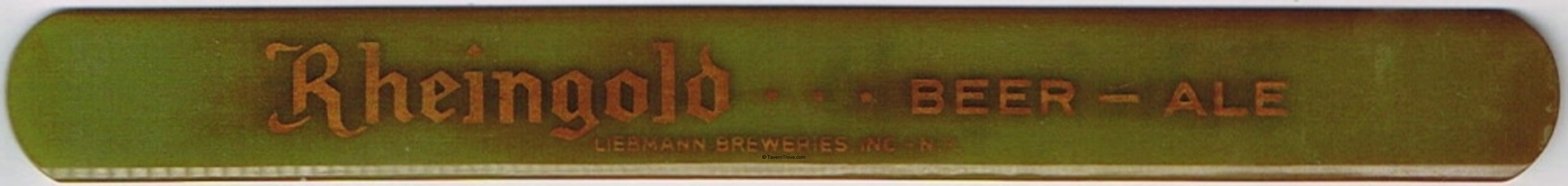 Item 87960 1938 Rheingold Beer/Ale Foam Scraper