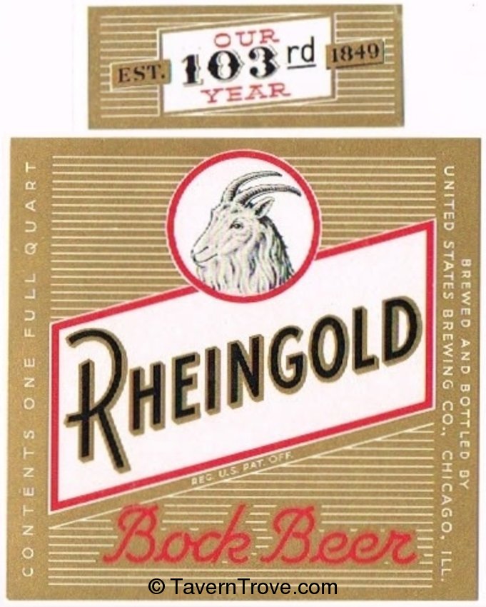 Rheingold Bock Beer