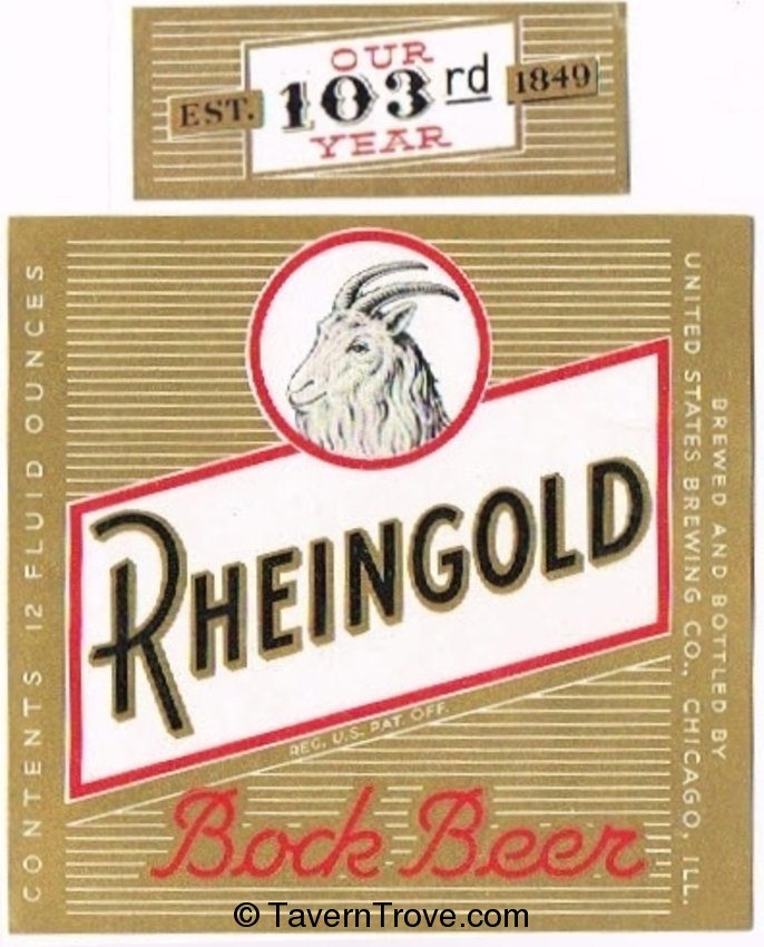 Rheingold Bock Beer