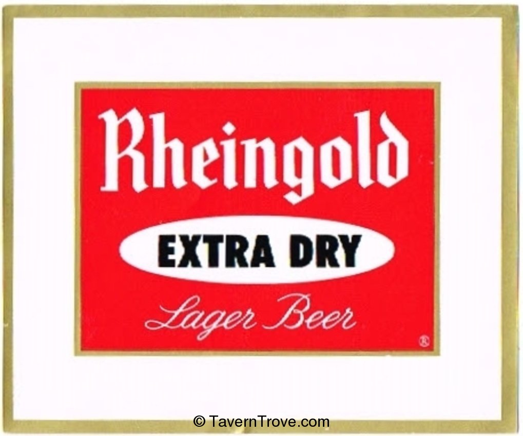 Rheingold Extra Dry Lager Beer 