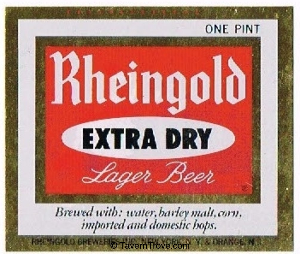 Rheingold Extra Dry Lager Beer