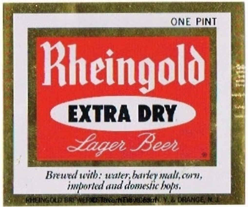 Rheingold Extra Dry Lager Beer