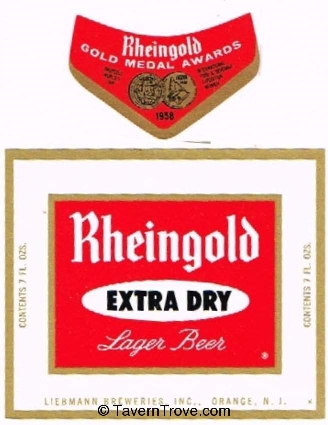 Rheingold Extra Dry Lager Beer