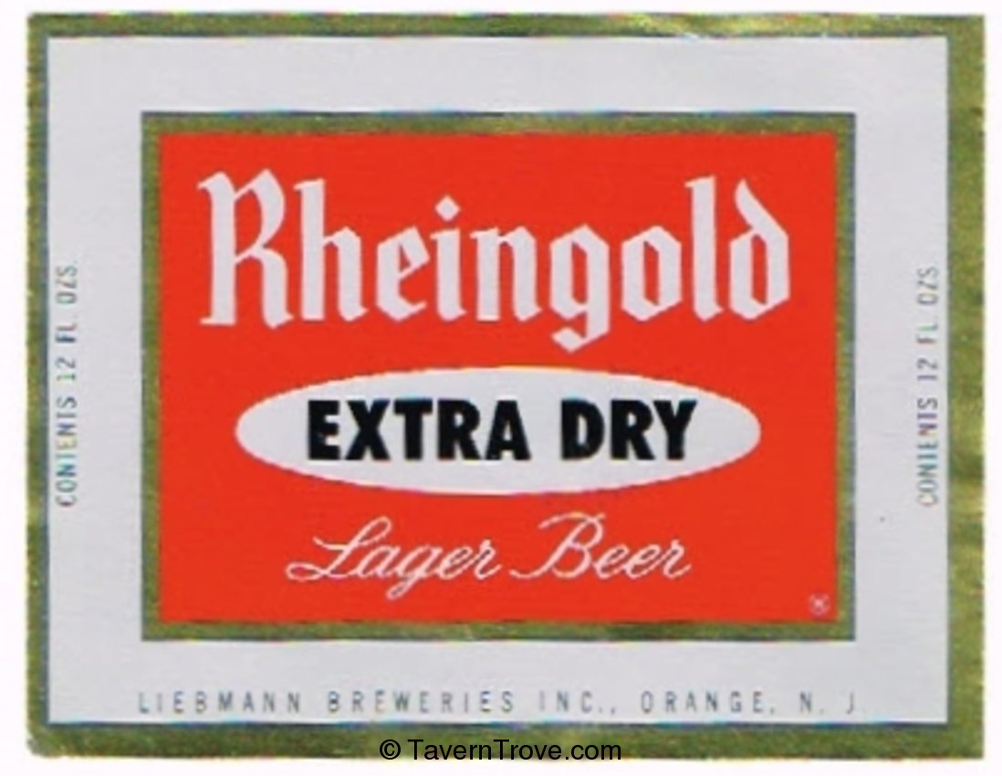 Rheingold Extra Dry Lager Beer