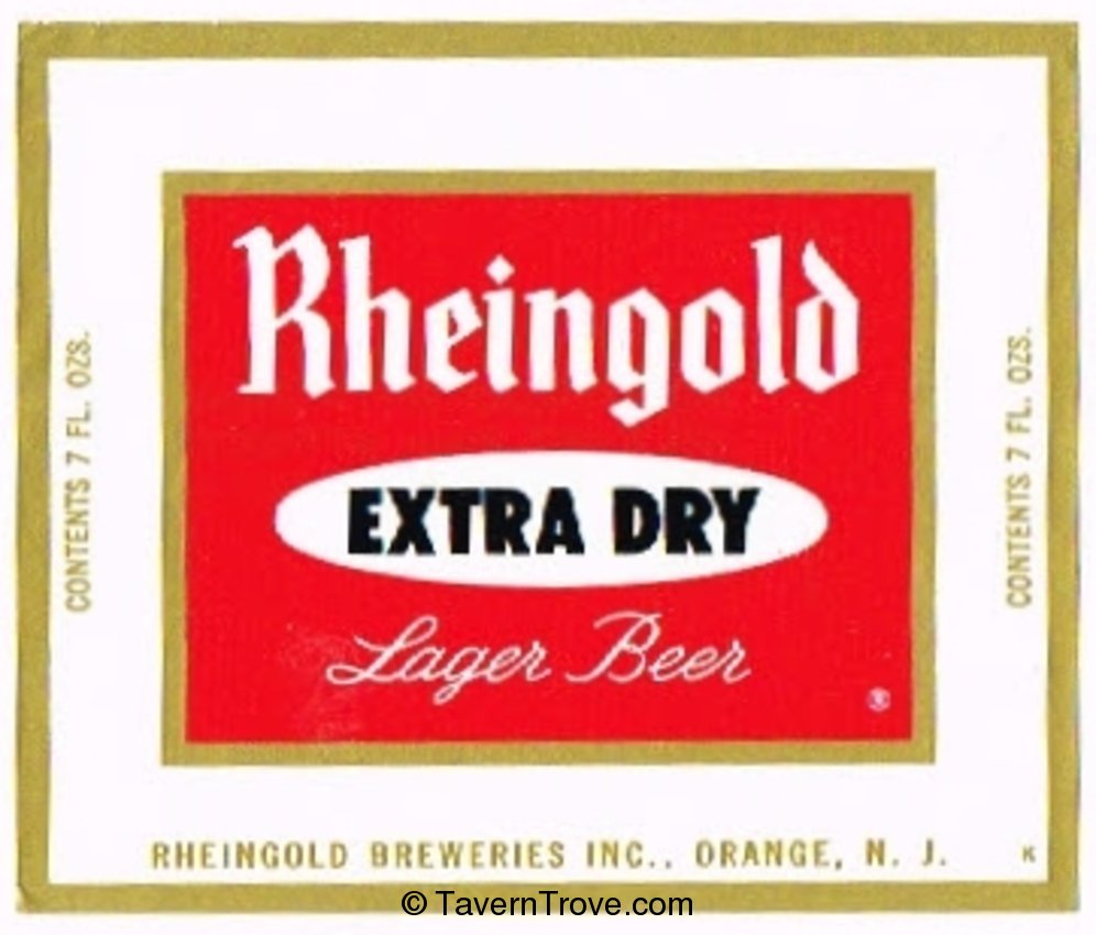 Rheingold Extra Dry Lager Beer