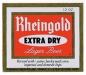 Rheingold Extra Dry Lager Beer