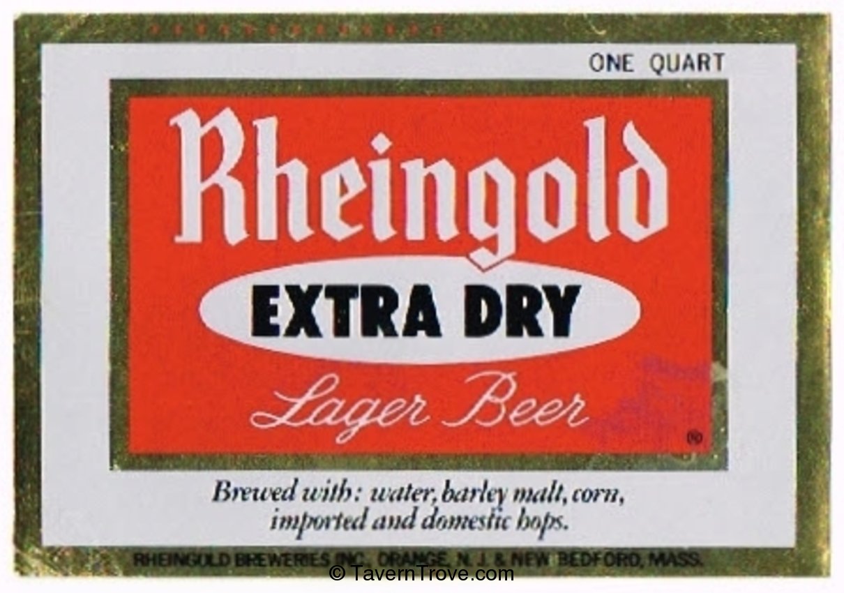 Rheingold Extra Dry Lager Beer