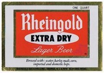 Rheingold Extra Dry Lager Beer