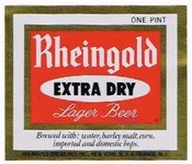 Rheingold Extra Dry Lager Beer