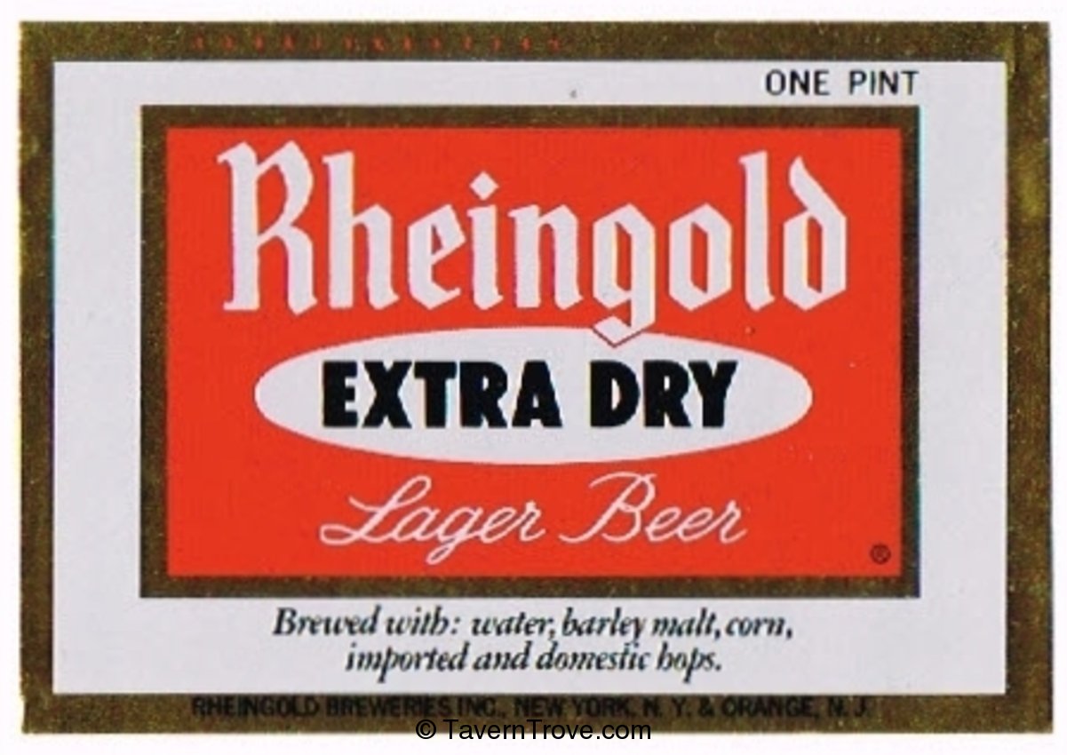 Rheingold Extra Dry Lager Beer