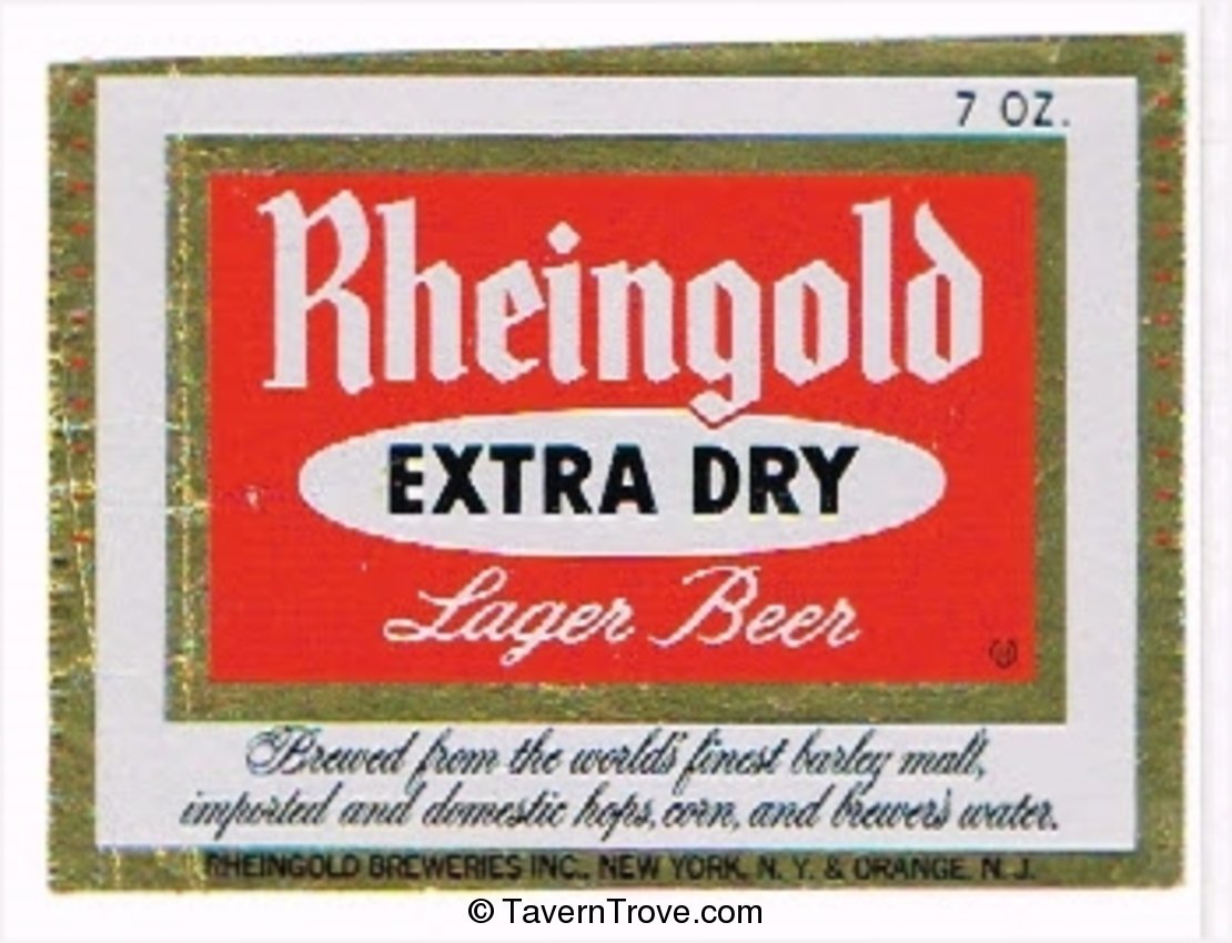 Rheingold Extra Dry Lager Beer